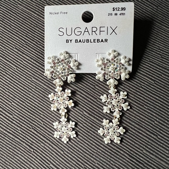 sugarfix Jewelry - SUGARFIX by BaubleBar Snowflake Drop Earrings